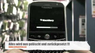 Wie macht man einen Hardreset  Wipe Alles löschen  zurücksetzen beim Blackberry [upl. by Nrol289]