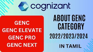 COGNIZANT GENC GENC ELEVATE GENC PRO GENC NEXT [upl. by Tsenre299]