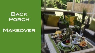 DIY Back Porch Makeover [upl. by Dita]