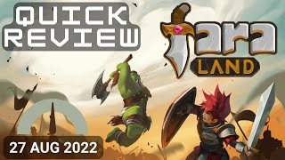 FaraLand Quick Review How to Play and Earn with This Metaverse RPG WarGame – game guide 27082022 [upl. by Juta]