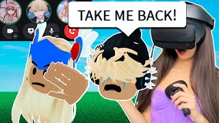 I VOICE CALLED My Friends CHEATER And This Happened Roblox Vr Hands [upl. by Sharon]