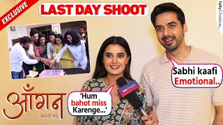 Ayushi  Samar EXPRESS Their Feelings On The LAST Day of shoot Aangan Aapno Kaa  Exclusive [upl. by Nirra941]