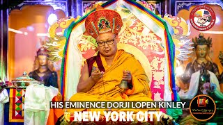 His Eminence Dorji Lopen Kinley  Visit Bhutanese Community in New York City  2019 HD [upl. by Eilrak]