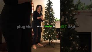 6ft Prelit Pencil Christmas Tree Review  SpaceSaving amp Stylish [upl. by Ecylla]