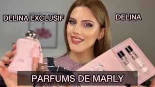 DELINA VS DELINA EXCLUSIF BY PARFUMS DE MARLY  PERFUME REVIEW AND COMPARISON [upl. by Geminian]