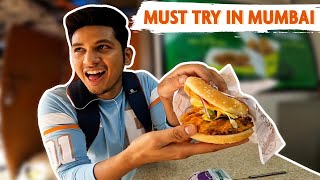 Best Burger Only In Mumbai  Day 2 Food Vlog Week  Pramod Rawat [upl. by Anahsar]