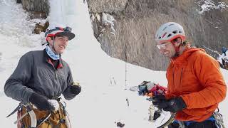 Ice Climbing Hyalite Canyon [upl. by Egnalos255]