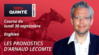 Pronostics Quinté PMU  100 Quinté du lundi 30 septembre à Enghien [upl. by Zipah]