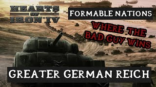 Greater German Reich  Hearts of Iron 4 Formable Nations [upl. by Aeresed]