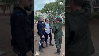 Un policía se emociona al agradecer a Alsina su presencia en Alfafar [upl. by Keram]