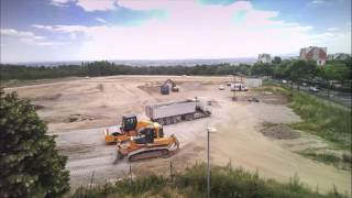 Timelapse du chantier des Balcons de Sermenaz 2016 [upl. by Odette]