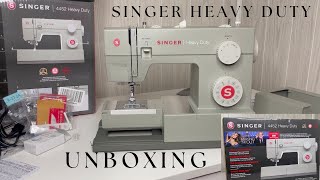 SINGER HEAVY DUTY UNBOX WITH ME  TOP SEWING MACHINE FOR WIG MAKERS [upl. by Ellynn]