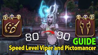 FFXIV Viper amp Pictomancer RAPID LEVELING Tips amp Tricks [upl. by Danete505]