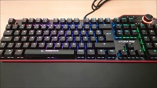 RAMPAGE HYDRA R6 RGB MEKANİK KLAVYE IŞIK AYARLARI [upl. by Imaj]