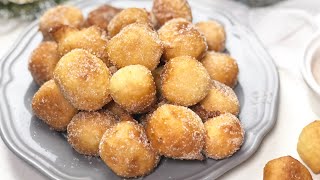 Dolci Tipici Siciliani  Sfinci Sicilianedolce SENZA FORNO Ricetta Facile Il segreto della nonna [upl. by Nitfa]