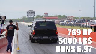 Daily Driven Turbo Tahoe Runs 6s in the 18 Mile [upl. by Lynde]