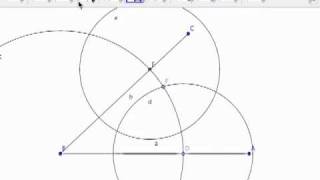 GeoGebra  4  Angle Bisector [upl. by Horatio366]