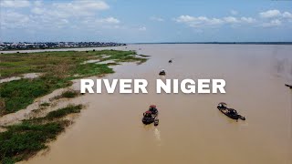 The Niger River West Africa  DJI Mini 2 [upl. by Aicenaj]