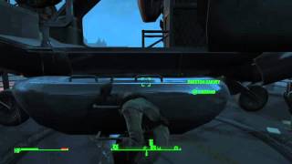 Fallout 4 Preston Garvey Vertibird Glitch [upl. by Asenej999]