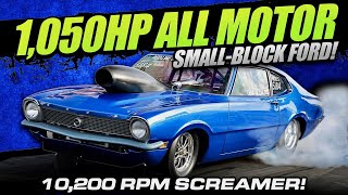 10000 RPM NA SmallBlock Ford Maverick Makes 1050 HP and Runs 7s at 177 MPH with a 5Speed [upl. by Irem]