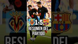 Resumen villarreal vs barcelona fcbarcelona villarreal laliga barcelona futbol barca fcb [upl. by Yralih498]