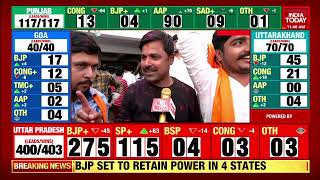 UP Result 2022  BJP Sets To Get Clear Sweep In Uttar Pradesh  Assembly Poll Result 2022 [upl. by Farman]