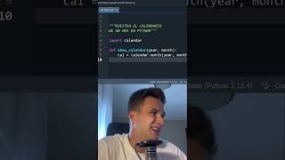 Crea el Calendario de un Mes en Python 📅🐍 [upl. by Helmut]