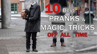 TOP 10 PRANKS amp Magic tricks OF ALL TIME  Julien Magic [upl. by Ajnat743]