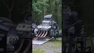 Blown v8 hemi dragster on nitro big fire balls dragcar automobile fortheloveofhotrods v8engine [upl. by Ottie]