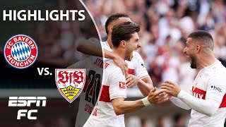 STATEMENT WIN 👏 Stuttgart vs Bayern Munich  Bundesliga Highlights  ESPN FC [upl. by Leiva]