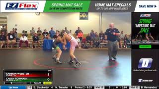 Mat 1 90 Kannon Webster Illinois Vs Caden Horwath Michigan Blue [upl. by Damiano]