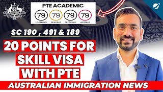 PTE Score for General Skill Migration  Australian Immigration News 2024 [upl. by Aetnahc463]