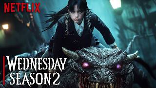 WEDNESDAY Season 2 Teaser 2025 With Jenna Ortega amp Georgie Farmer [upl. by Alleda]