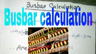 Busbar calculation [upl. by Nibaj]