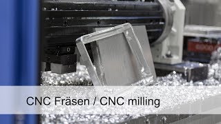 CNC Fräsen – Beispiel auf Chiron Mill 3000 [upl. by Enilada]