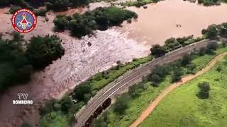 Rompimento de Barragem em Brumadinho imagens cedidas pelos Bombeiros [upl. by Pietra675]