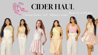 CIDER HAUL in India🌷 Custom duties shipping charges all information you need to know ˚｡🎀♡ [upl. by Levania]