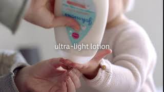 Newborn UltraLight Lotion  Johnson’s® CottonTouch® [upl. by Kellina]