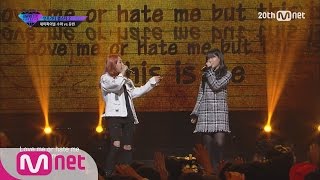 UNPRETTY RAPSTAR2 ‘Who am I’ – Soo AhFeatAKMU’s Suhyun Semi Final EP10 20151113 [upl. by Galina]