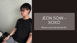 JEON SOMI  XOXO Drums cover by Derrick Ho [upl. by Nallaf522]