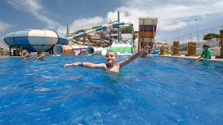 SplashWorld Tofinis Cyprus Ayia Napa Water Park  2023 4K [upl. by Annagroeg]