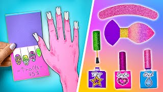 DIY Beauty Salon For Paper Dolls 💅 Cute Doll DIYs [upl. by Nestor]