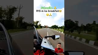 R15 m ka break fail 😳😱 motovlog biker smartphone gsxr bike motocycle motobike bikerslife [upl. by Enela]