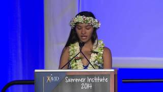 Nahea Marks  AVID Hawaii Summer Institute 2014 [upl. by Candide]