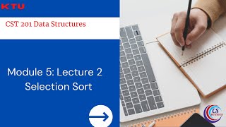 Selection Sort  CST201 Data Structures KTU [upl. by Lesig]