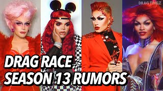 DRAG RACE SEASON 13 RUMOURS  CHALLENGES AND MORE  Drag Tingz [upl. by Nylorak224]