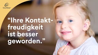 CochleaImplantat bei Kindern Die unglaubliche Entwicklung von Marlene [upl. by Kissner]