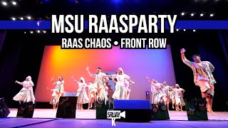 MSU RaaSparty  Raas Chaos 2024 Front Row [upl. by Schertz]