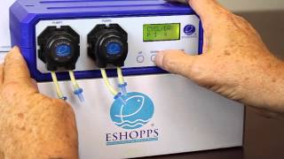 Eshopps I V 200 Dosing Pump MasterHow to set Up Program [upl. by Eimmak255]