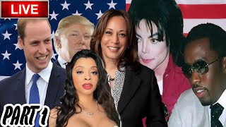 TRUMP THREATS  KAMALA NEWS🤑  MEGARRY HATRED  DIDDY KILLED MJ  STARS HALLOWEEN COSTUMESPART 1 [upl. by Isnam477]